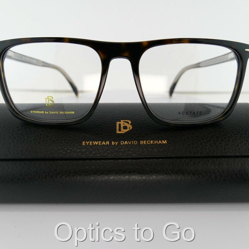 DAVID BECKHAM DB 1108  (088) HAVANA  55-17-150 MENS EYEGLASS FRAMES